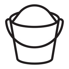 pail line icon