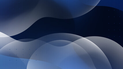 Abstract dark blue geometric shapes light silver technology background vector. Modern diagonal presentation background.