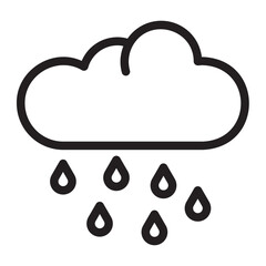 rain line icon