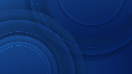 Abstract dark blue geometric shapes background. Vector illustration abstract graphic design banner pattern presentation background wallpaper web template.