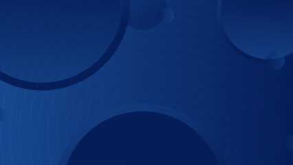 Minimal geometric dark blue geometric shapes light technology background abstract design. Vector illustration abstract graphic design pattern presentation background web template.