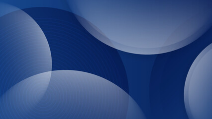 Modern dark blue geometric shapes corporate abstract technology background. Vector abstract graphic design banner pattern presentation background web template.