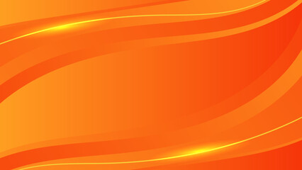 Modern orange abstract presentation background with stripes lines
