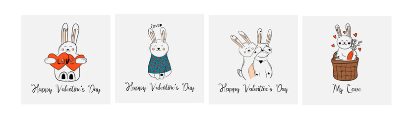 Beautiful paper art invitation with pink lovebirds valentine's day on white background for promo design. Greeting card template. Vector illustration art. Greeting card, banner, poster.