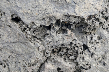 Close-up of the rock. Texture of rock or stone.