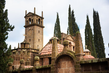 Fototapeta premium La Scarzuola, the Ideal City in Italy designed by architect Tomaso Buzzi