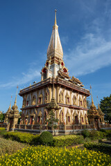 Fototapeta na wymiar Wat Chalong Thai Buddhist Temple Phuket Thailand