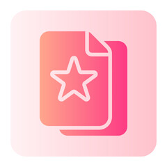 star document gradient icon