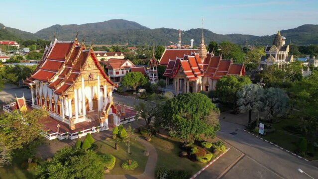 Wat Chalong Thai Buddhist Temple Phuket Thailand