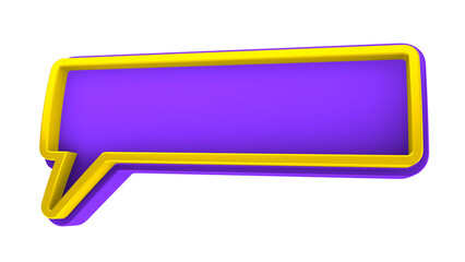 banner isolated on 3d