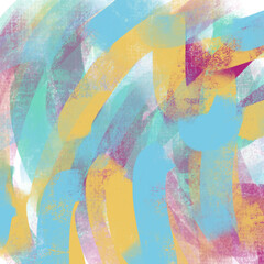 Abstract colorful brushstroke painting – vibrant textured background in pastel and bold hues, artistic hand-drawn design for modern graphic projects and creative layouts