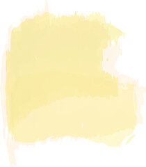 Yellow Watercolor Abstract Splash Brush Stroke Vector