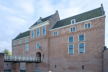 Fototapeta na wymiar Kasteel van Woerden || Castle of Woerden, Utrecht province, The Netherlands