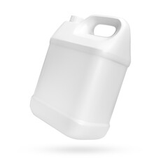 Gallon mockup isolated transparent