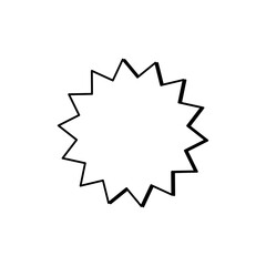 Comic Speech Bubble icon vector