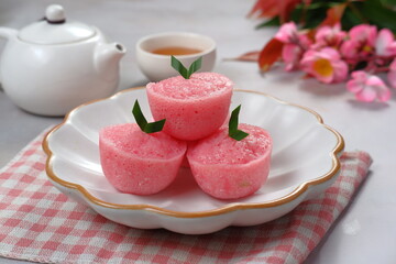 Kue mangkok or kue apem.steamed cupcakes or Fa Gao are special cakes during Chinese New Year...