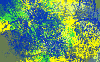 Obraz na płótnie Canvas Abstract grunge texture green and blue background