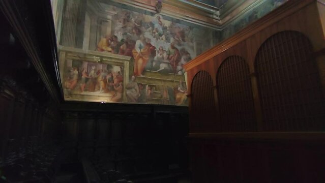 Napoli - Panoramica dell'abside della Chiesa di Santa Maria La Nova