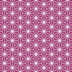 麻の葉模様　７月
ルビーカラーRuby
情熱　勇気