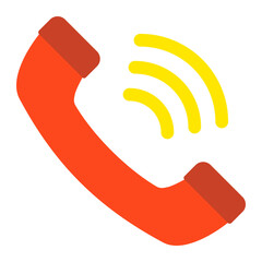 Phone Ringing Flat Icon