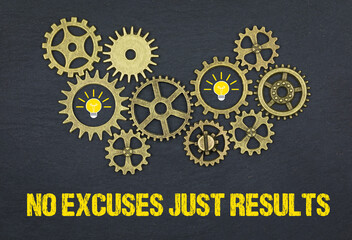 No excuses just results