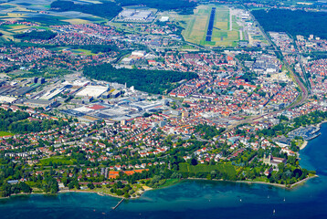 Friedrichshafen am Bodensee in Deutschland