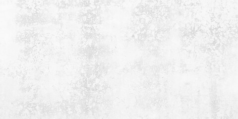 Concrete wall white color for background. Old grunge textures with scratches and cracks. White painted cement wall texture.