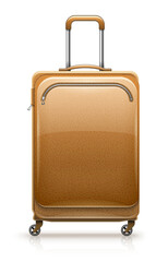 Retro leather suitcases travel passport PNG