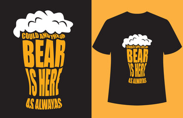 Beer T-shirt Design