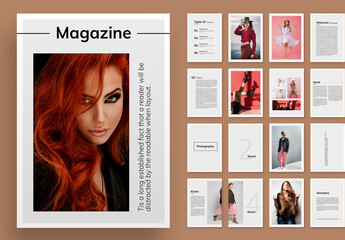 Fashion Magazine Layout