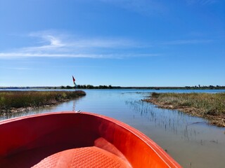 boat on the lake