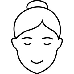 Face treatment Vector Icon

