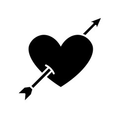 cupid glyph icon