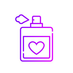 Fototapeta premium perfume gradient icon
