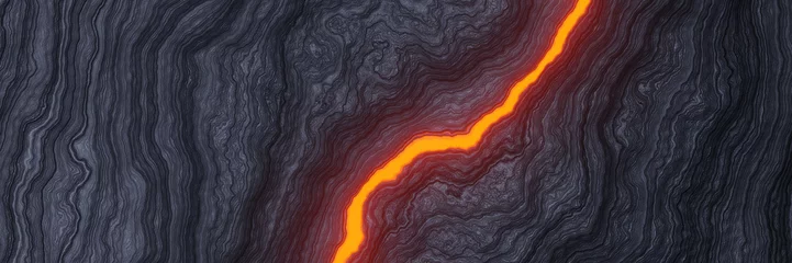 Foto auf Alu-Dibond Abstract volcanic lava background © Kavik