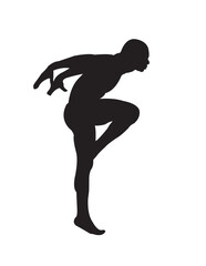 silhouette of a person