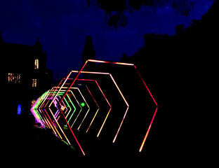 Christmas lights spectacle