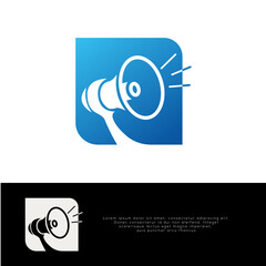 Music loudspeaker icon with letter B vector illustration.
B monogram  Letter Music Logo design - vector template.