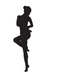 silhouette of a person