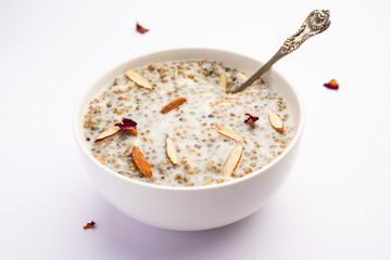Kodo foxtail millet kheer or varagu arisi payasam is a popular Indian dessert