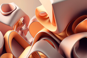 Fototapeta premium Fantasy colorful abstract background image.