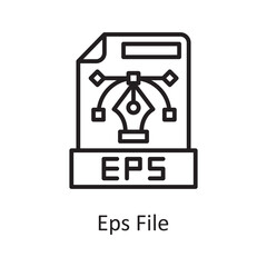 Eps File Vector Outline Icon Design illustration. Design and Development Symbol on White background EPS 10 File