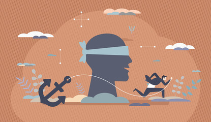 Anchoring Bias - Conceptual Illustration © ArtemisDiana