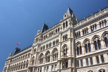 Fototapeta na wymiar City Hall in Vienna, Austria