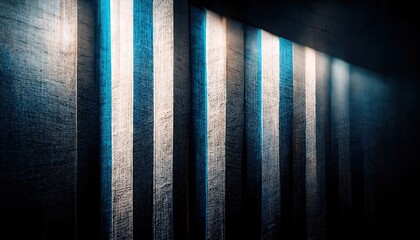Glowing neon grunge blue gray stripes and lines. Generative AI technology
