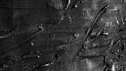 Photo-relief dark rough stripes with silver shine
