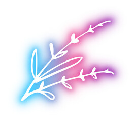 Collection of Leaf neon