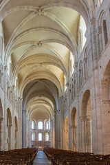 Fototapeta premium Lessay. Chœur de l'abbaye de la Sainte-Trinité. Manche. Normandie 