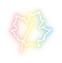 Collection of Leaf neon