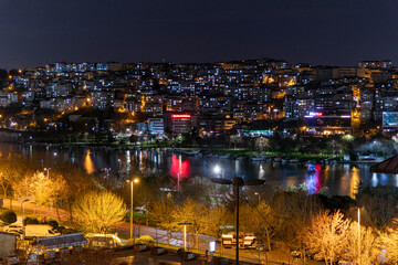 Istanbul Golden Horn VIew at night